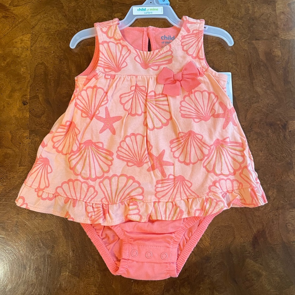NEW Child of Mine Baby Girl Sunsuit Size 3-6m